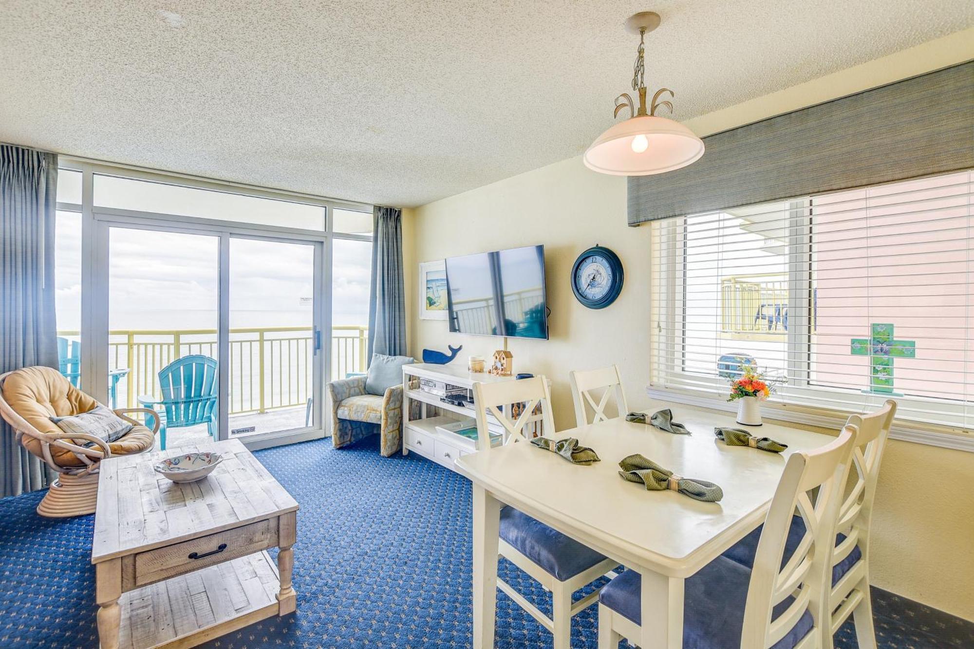 Oceanfront North Myrtle Beach Condo Beach Access Exterior photo